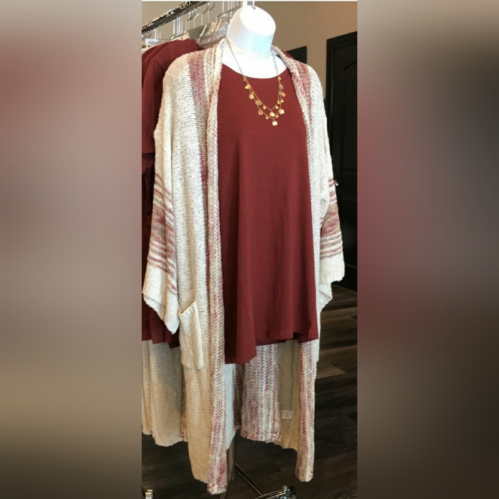 Plus size cardigan
